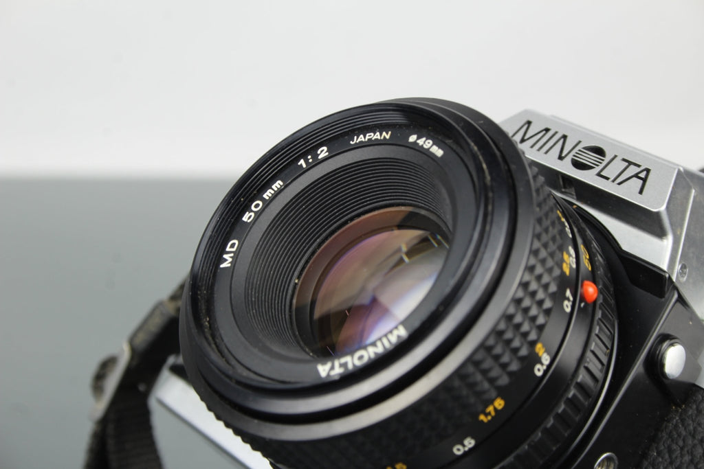 Minolta XG - M + Minolta MD 50mm 1:2 lens - Dutch|Thrift